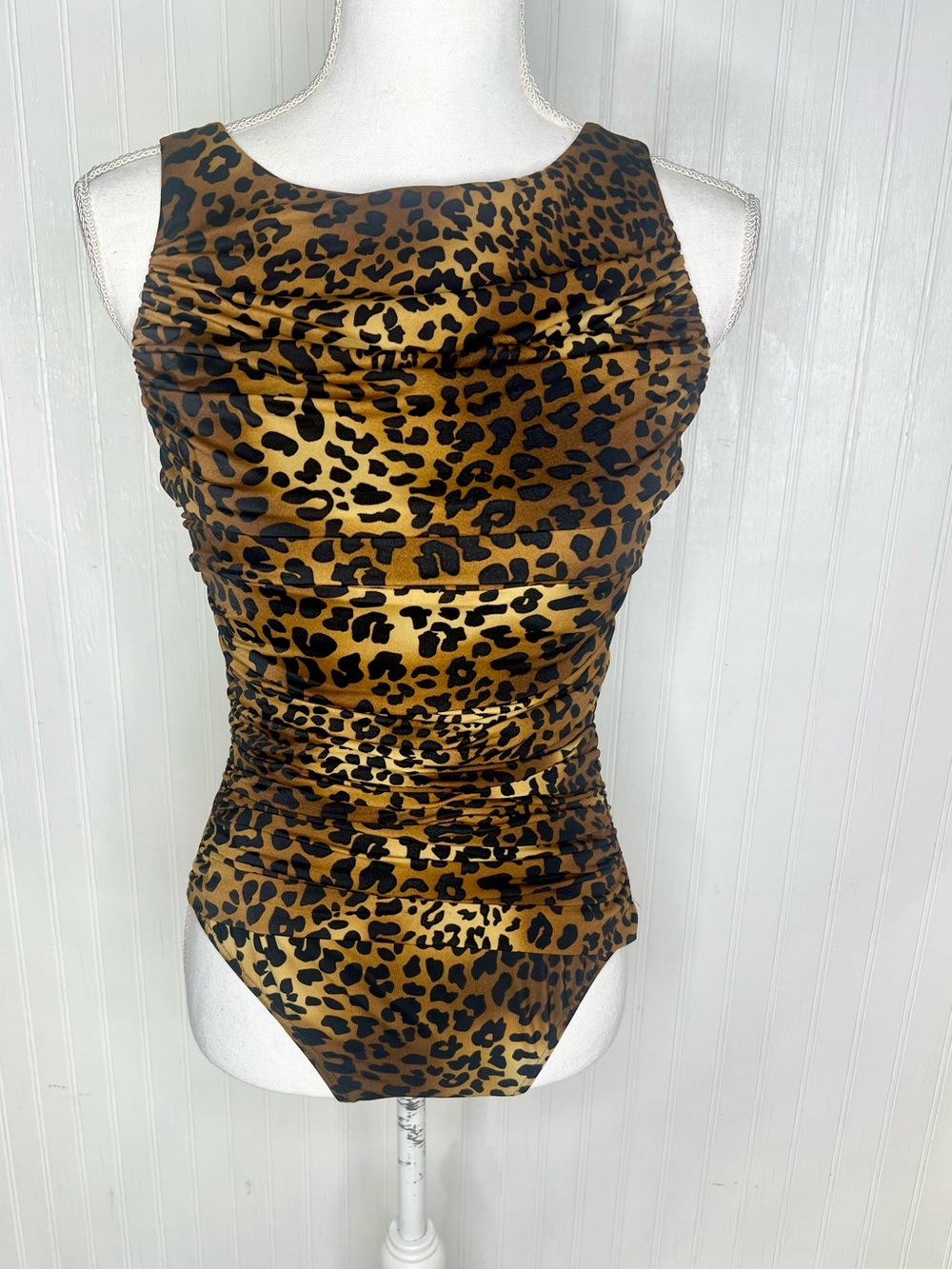 Miraclesuit Leopard Print Swimsuit